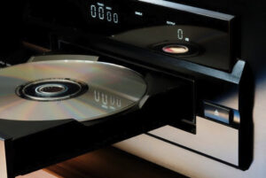 CD player stock photo