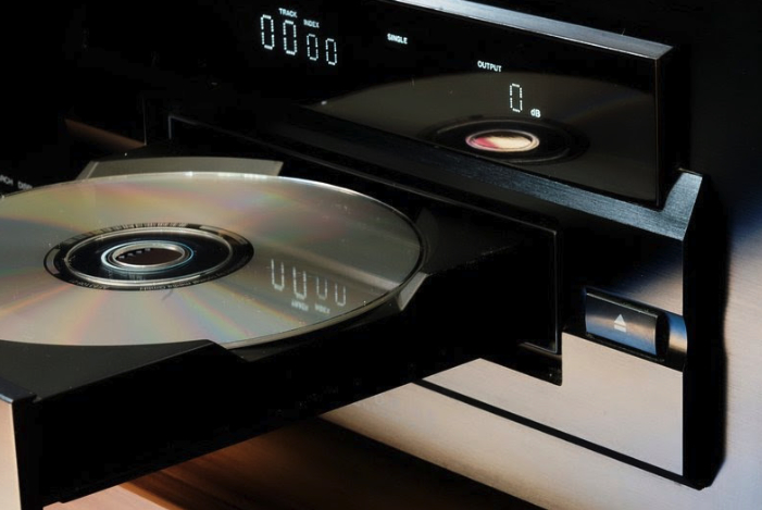 CD player stock photo